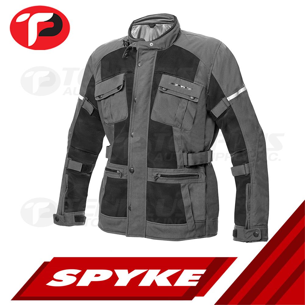 SPYKE TOURING AIR GT-2 Water Resistant and Wind Breaking Vented Textile Touring Jacket