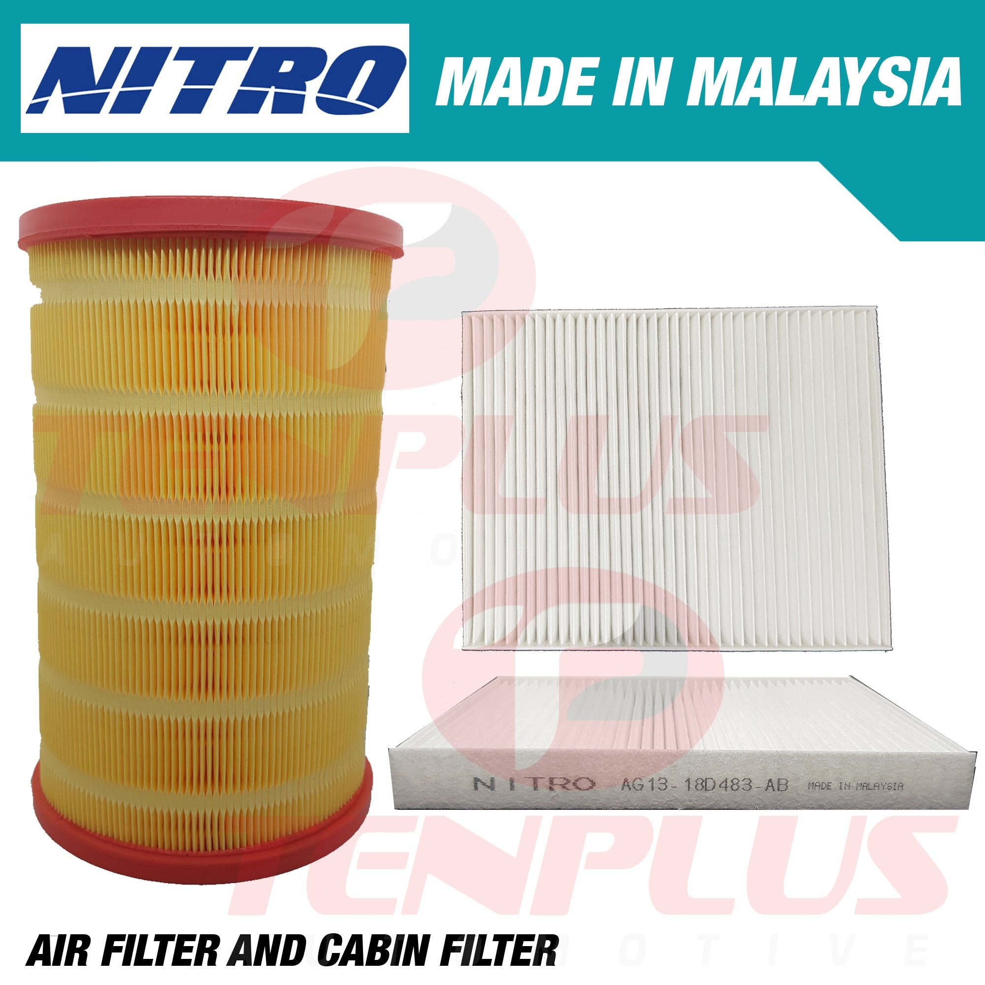 Nitro Air and Cabin Filter Chevrolet Trailblazer 2012-2019; Colorado 2012-2019