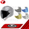 HJC Helmet Face Shield Lens for i40 Dark Smoke Anti Fog; Iridium Blue; Gold; Silver