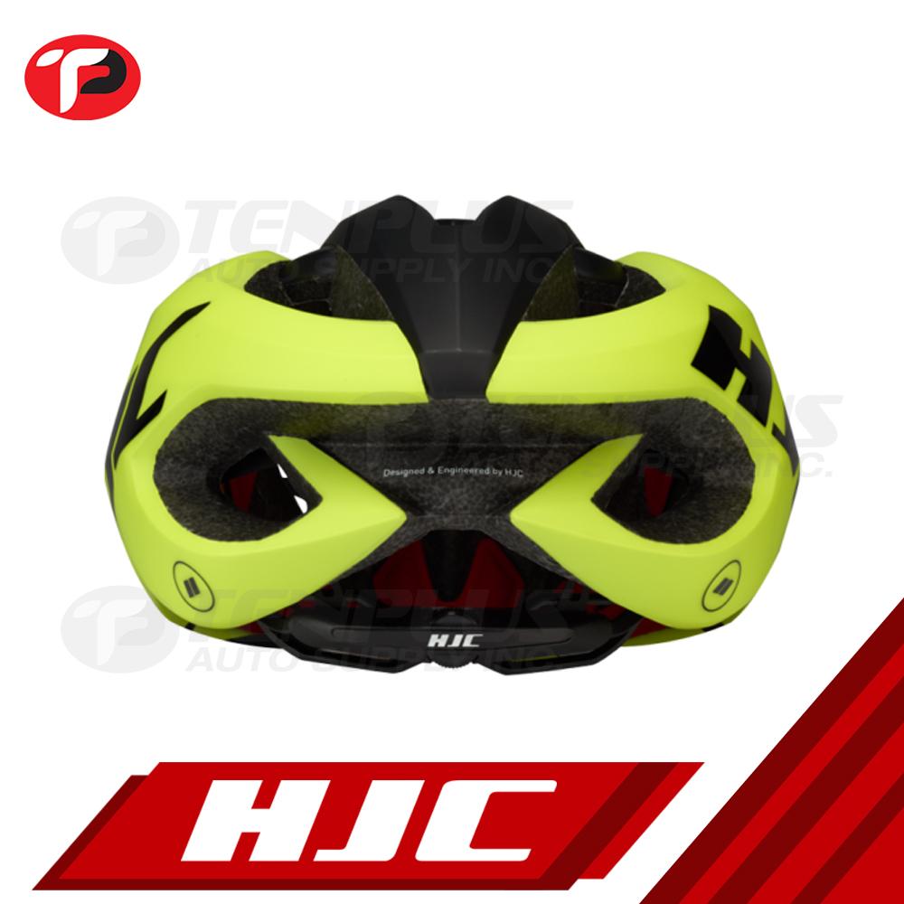 HJC Road Cycling Helmet VALECO MT HiVis Yellow Black TenPlus Auto Supply