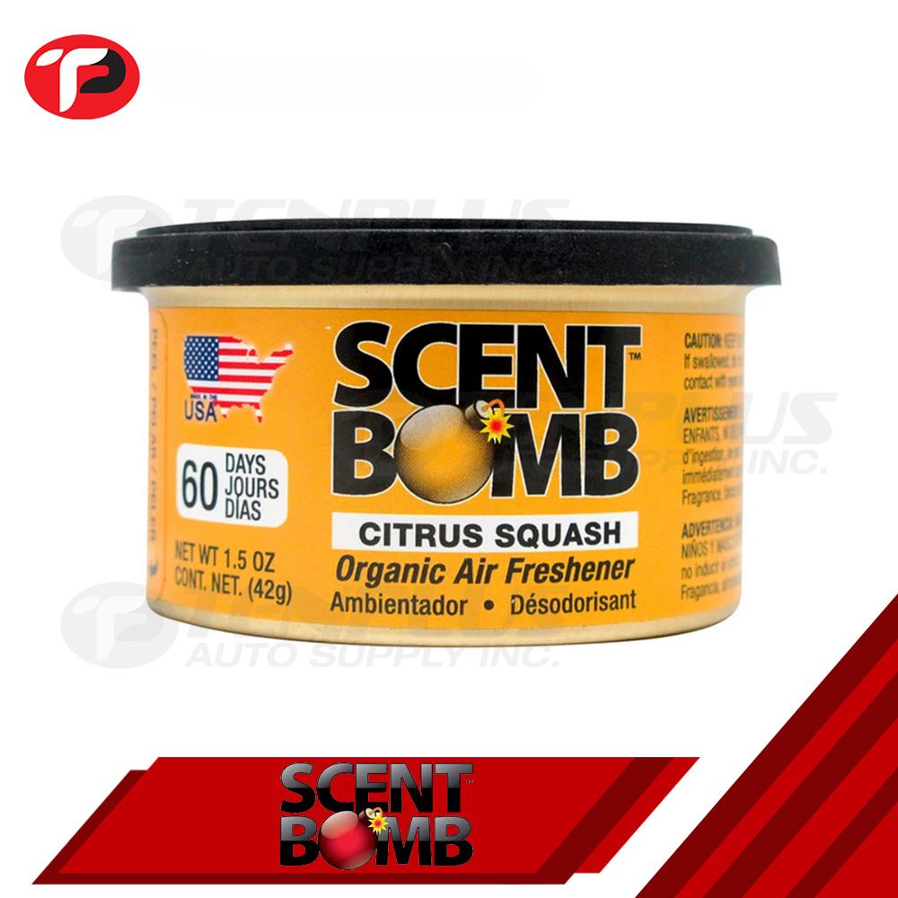 Scent Bomb Organic Citrus Squash Can 1.5oz – TenPlus Auto Supply
