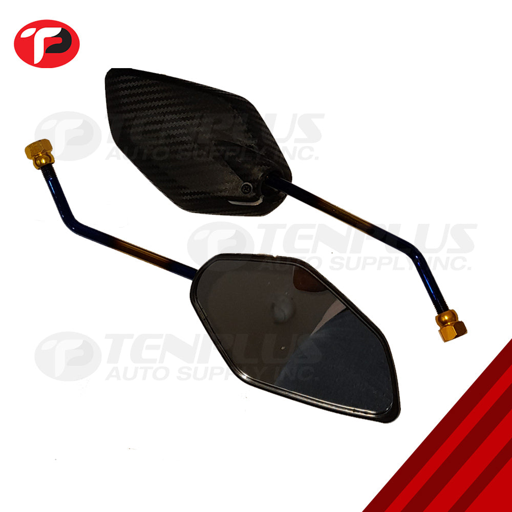 Doki Motorcyle Side Mirror Carbon Left & Right