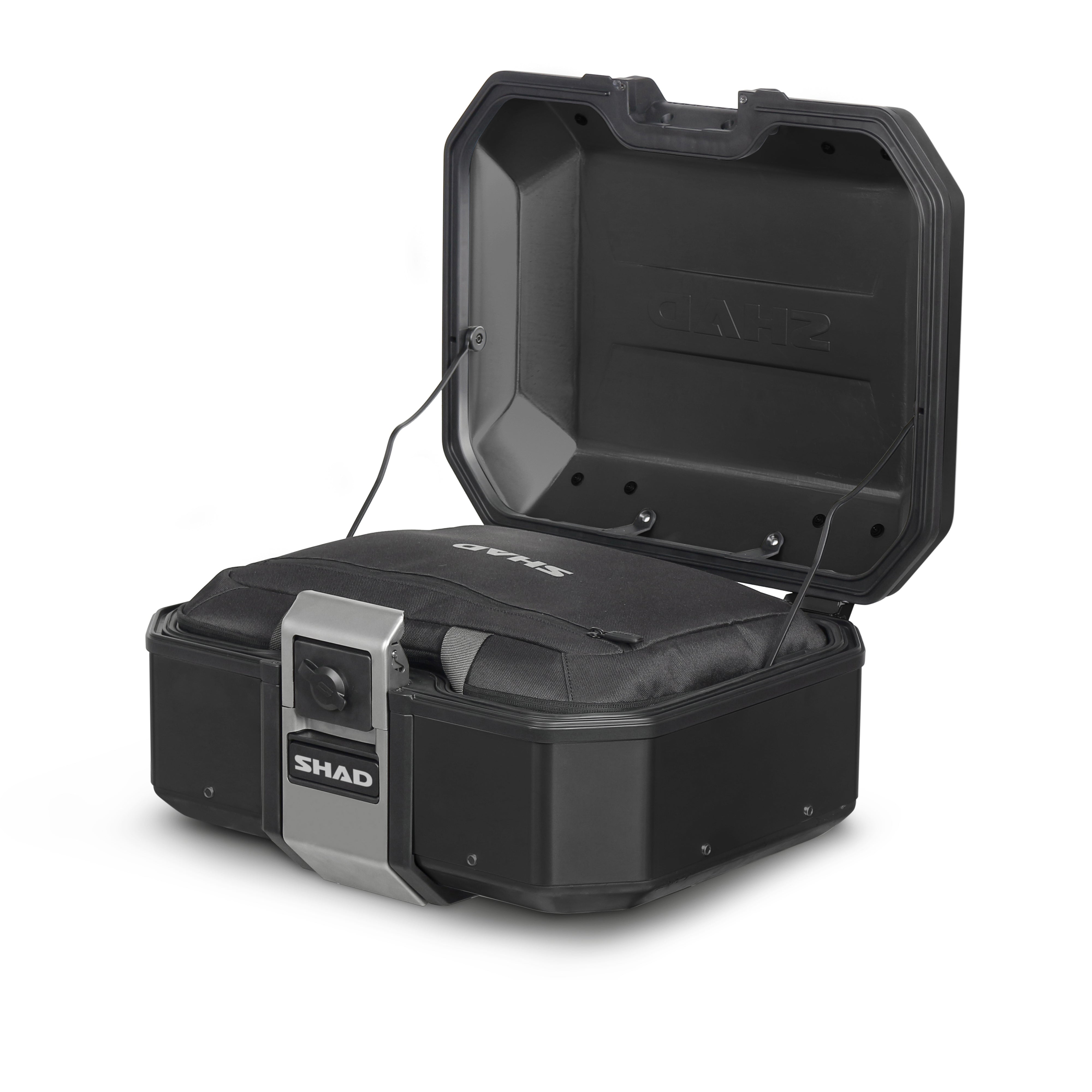 SHAD Motorcycle Terra Top Case TR37 Black Aluminum