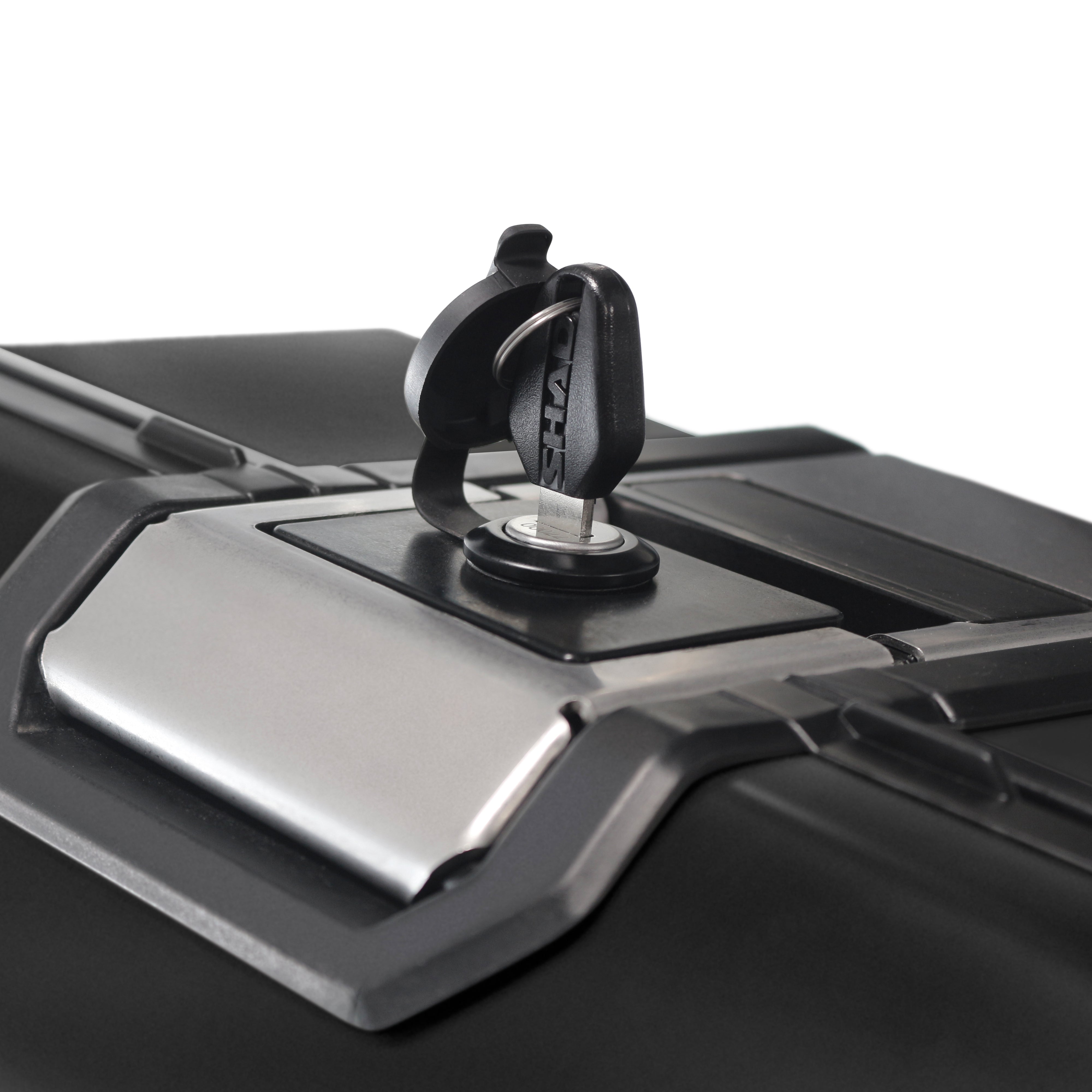 SHAD Motorcycle Terra Top Case TR37 Black Aluminum