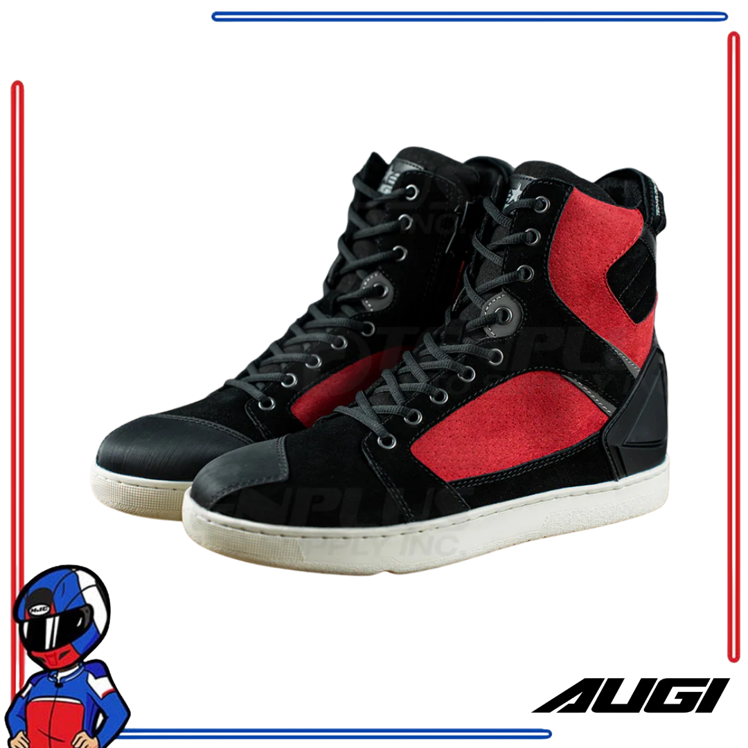 AUGI Urban Boots AU-10 Black Red JMAC