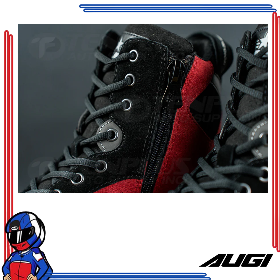 AUGI Urban Boots AU-10 Black Red JMAC
