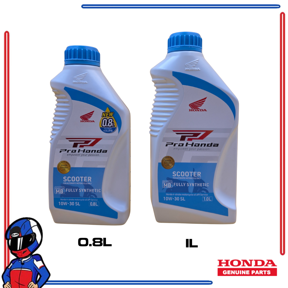 Pro Honda Genuine Oil 4T SL 10W30 MB Blue Fully Synthetic 0.8L; 1L