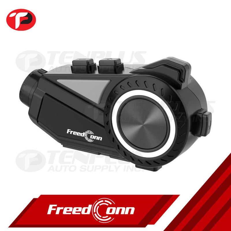 FreedConn R3 Bluetooth 5.0 Motorcycle Group Intercom HD 2K Video FM 6 Riders