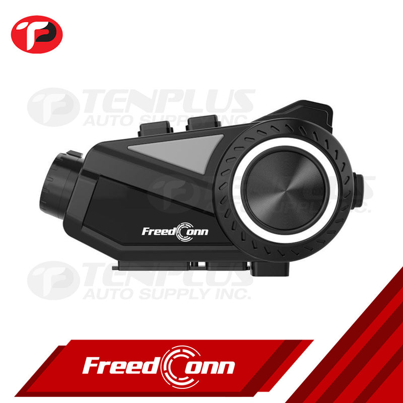 FreedConn R3 Bluetooth 5.0 Motorcycle Group Intercom HD 2K Video FM 6 Riders