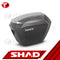 SHAD Motorcycle Box Side Case SH23 Black; Aluminum