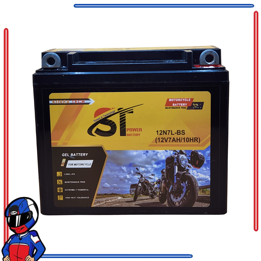 ST Power Motorcycle Battery Gel Type for Honda Rusi Yamaha Kawasaki Suzuki