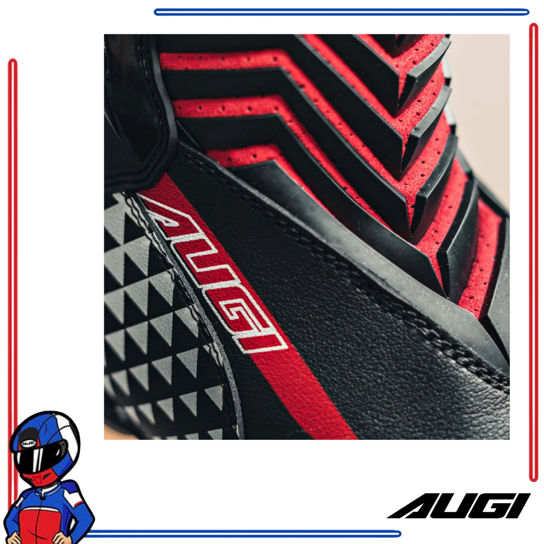 Augi Racing Boots AR-6 Black Red