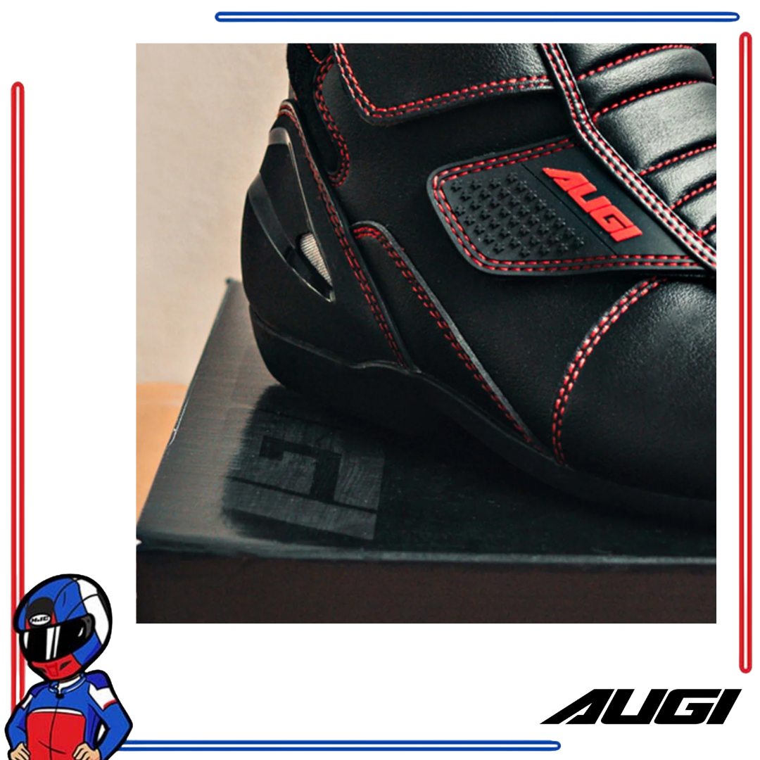 Augi Racing Boots AR-4 Black Red