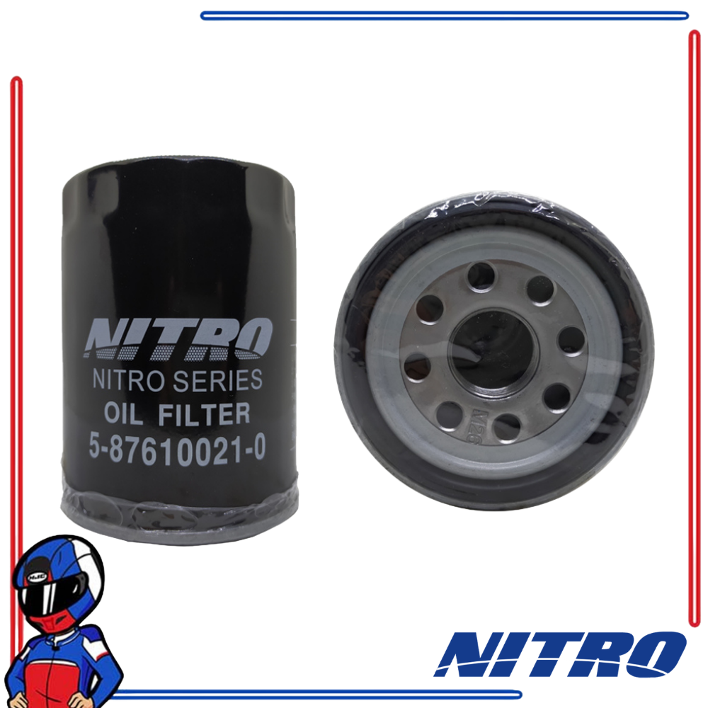 Nitro Oil Filter Isuzu QKR77; PUV Class 2; PUV Class 3 (Modern Jeepney) 4HK1/4BC2/4JH1/4JX1