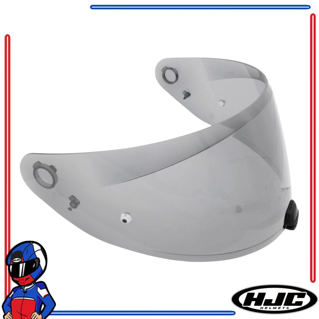 HJC Helmet Face Shield Lens for i70 i10 Clear; Dark Smoke; Smoke; Iridium Blue Gold Silver Fire Red