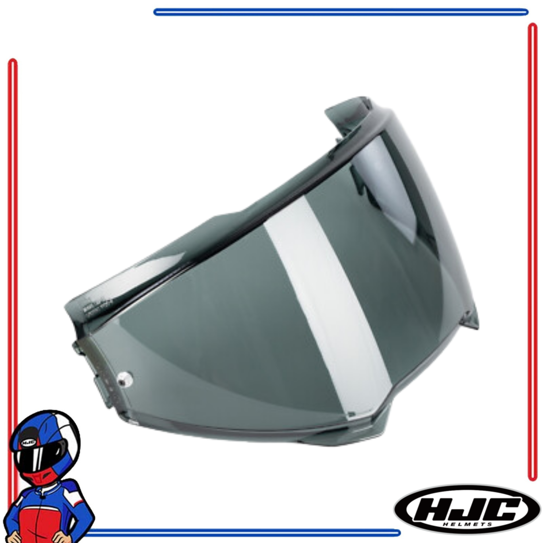 HJC Helmets Face Shield Lens for i100 Clear; Dark Smoke; Iridium Blue; Fire Red; Silver; Gold