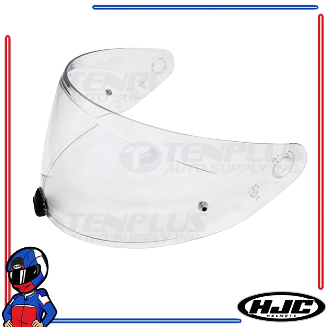 HJC Helmet Face Shield Lens for i70 i10 Clear; Dark Smoke; Smoke; Iridium Blue Gold Silver Fire Red