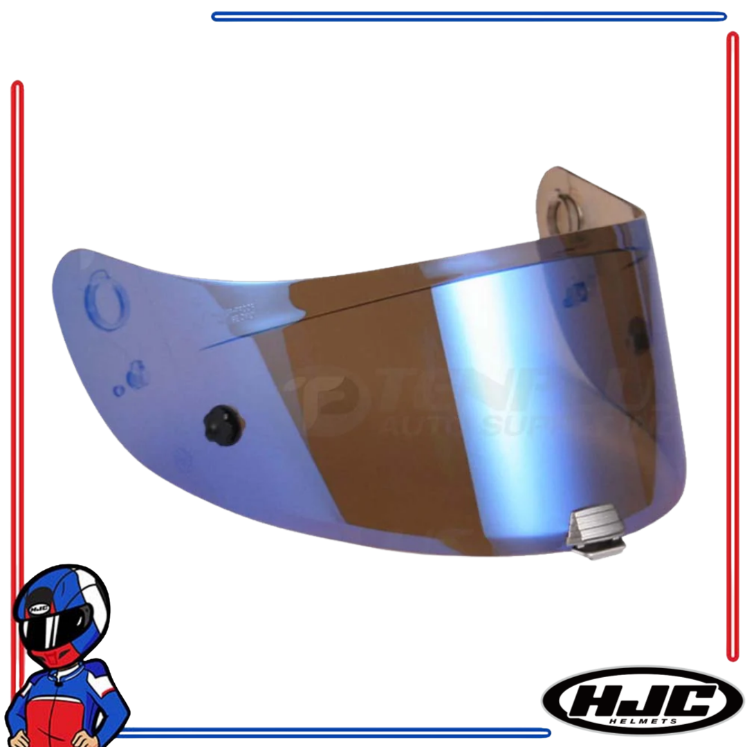 HJC Helmet Face Shield Lens for i70 i10 Clear; Dark Smoke; Smoke; Iridium Blue Gold Silver Fire Red