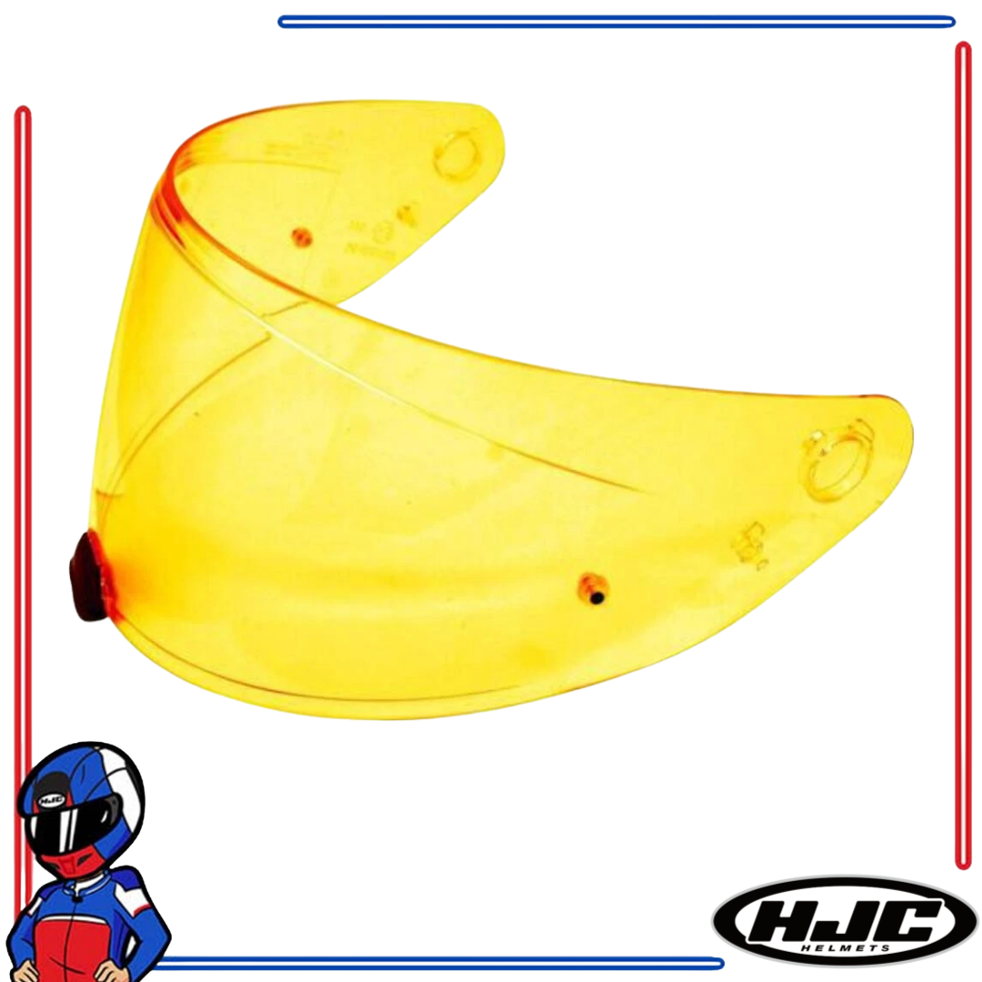 HJC Helmet Face Shield Lens for i70 i10 Clear; Dark Smoke; Smoke; Iridium Blue Gold Silver Fire Red