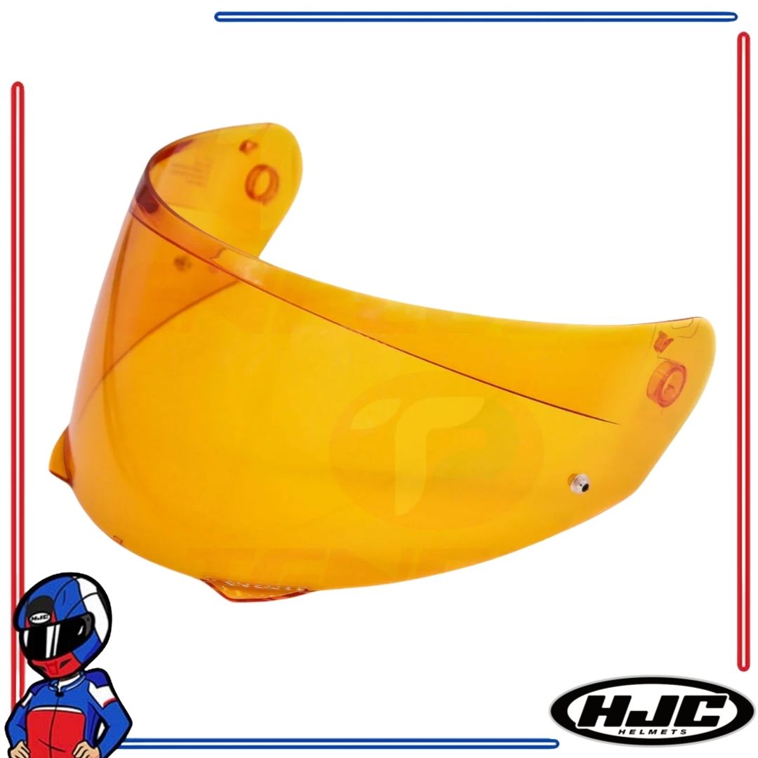 HJC Helmets Face Shield Lens for i90; i91 Clear; Dark Smoke; Smoke; Iridium Gold; Silver; Blue; Amber