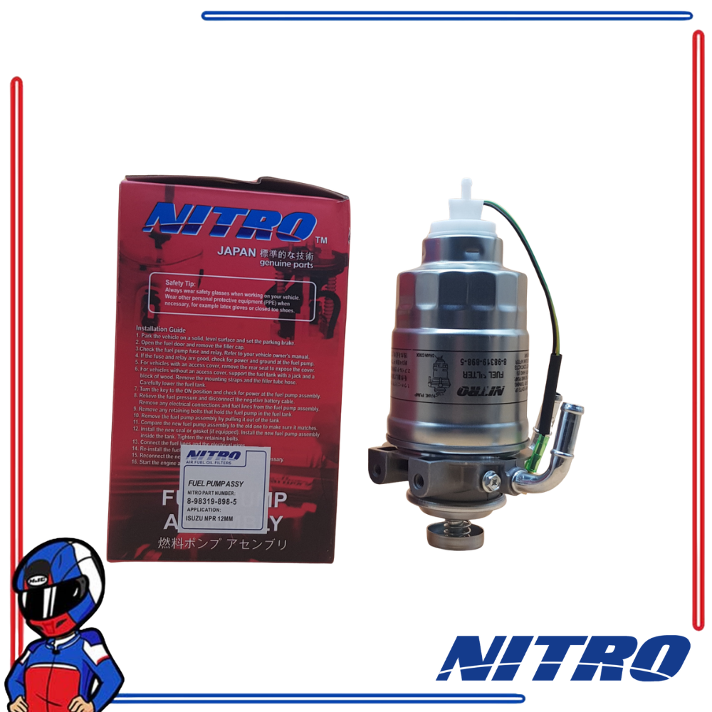 Nitro Fuel Pump Assembly Isuzu NPR Tube size 12MM