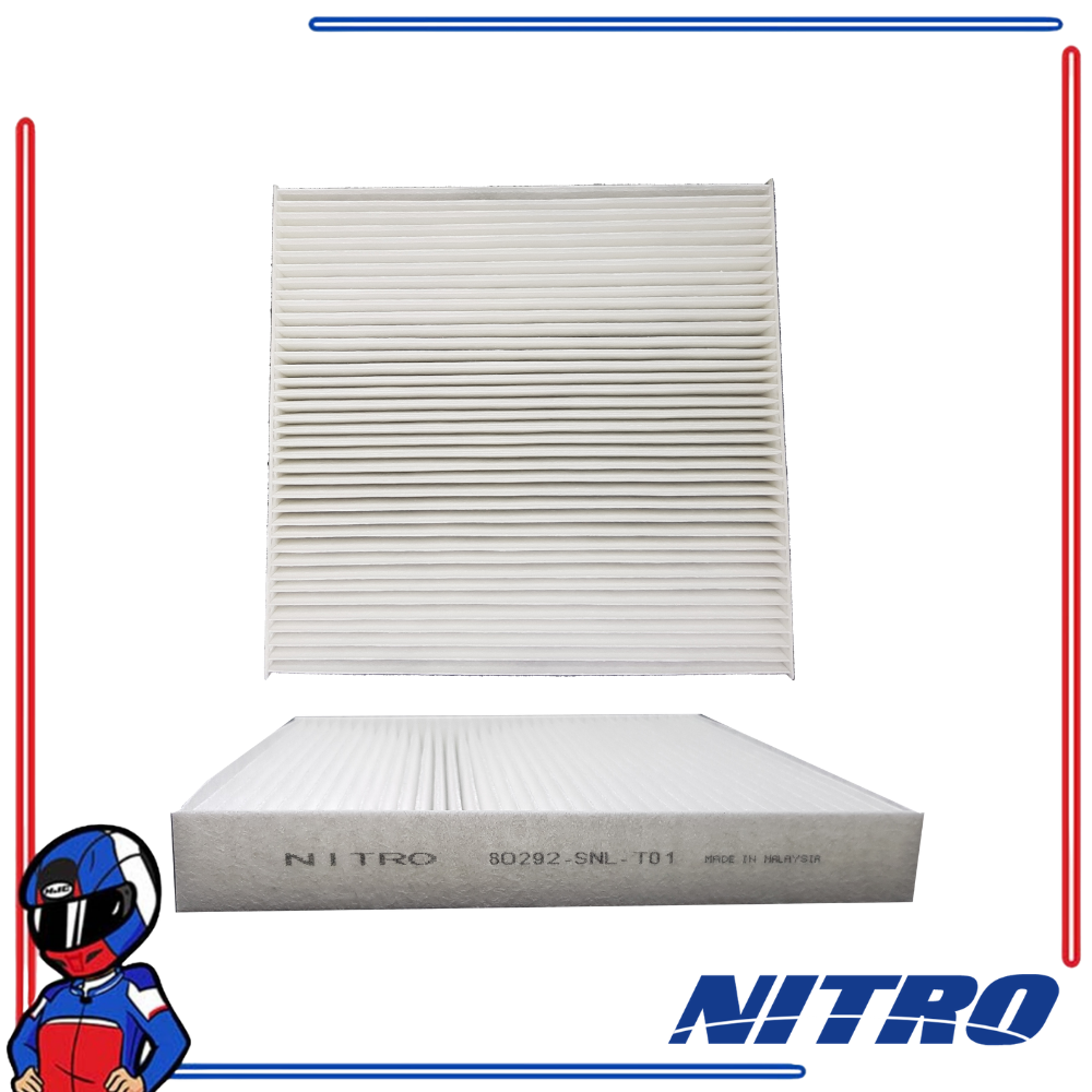 Nitro Cabin Filter Honda Civic 1.8 2006-2014; CR-V 2007-2013 (3rd Gen); Accord 2003-2014