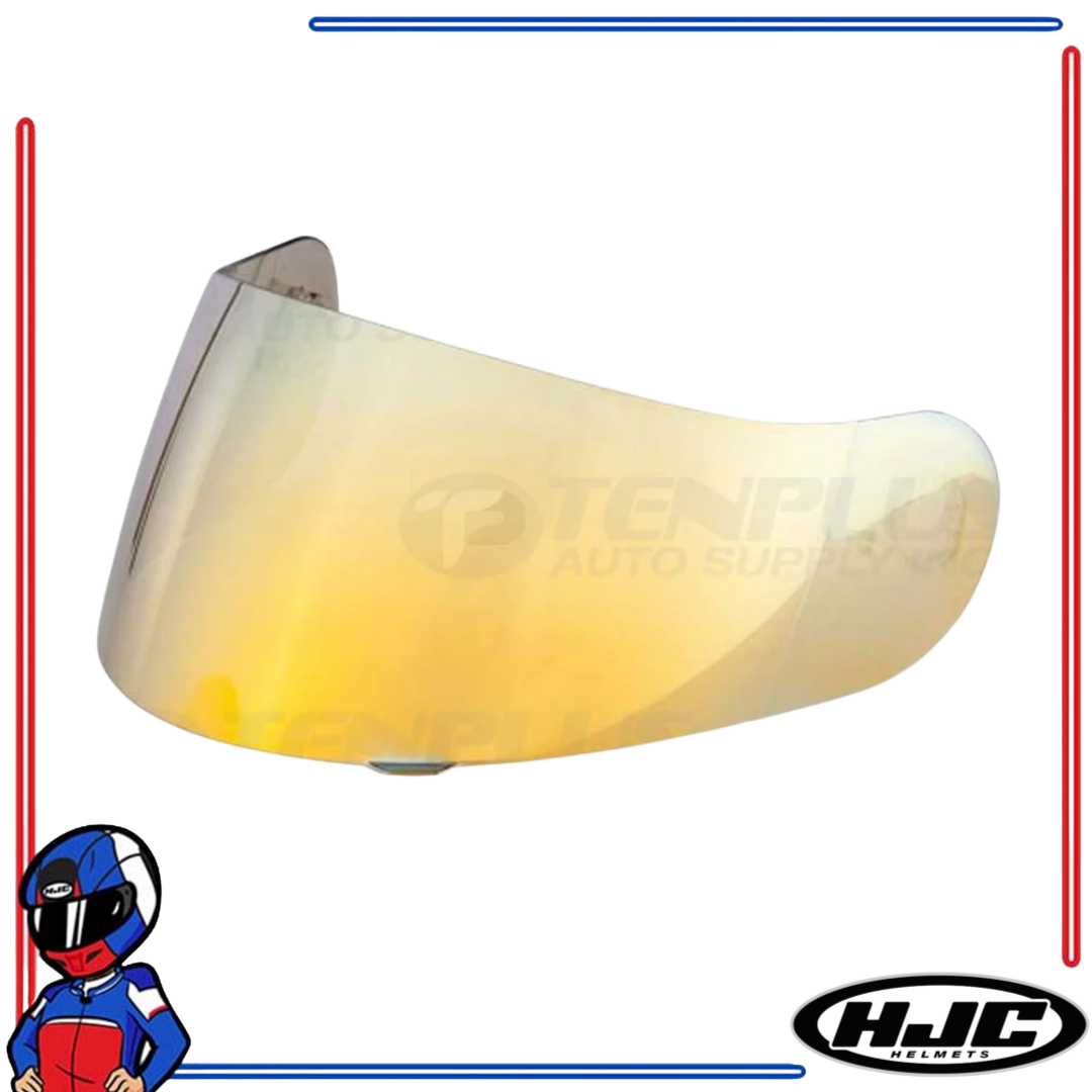 HJC Helmets Face Shield Lens for C80 Dark Smoke; Clear; Iridium Blue; Gold; Silver