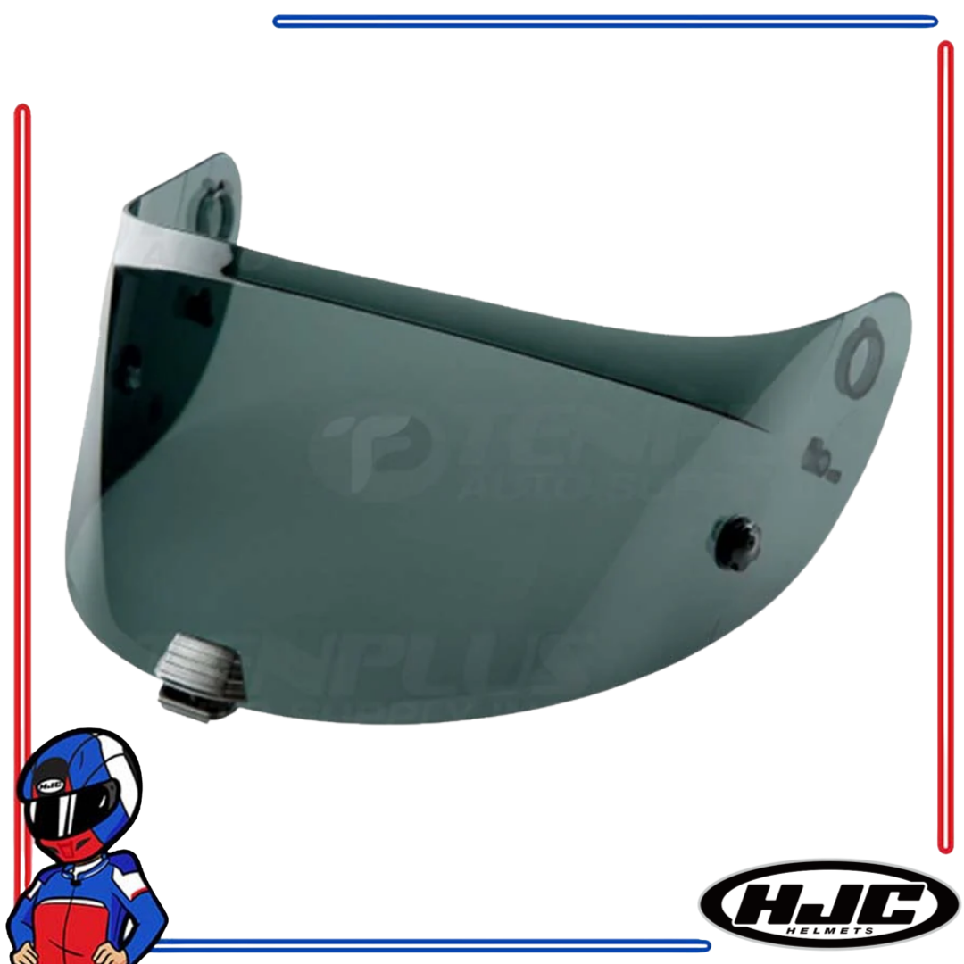 HJC Helmet Face Shield Lens for i70 i10 Clear; Dark Smoke; Smoke; Iridium Blue Gold Silver Fire Red