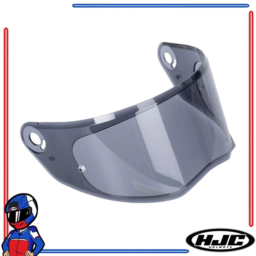 HJC Helmets Face Shield Lens for V10 Clear; Smoke; Dark Smoke; Iridium Blue; Gold; Silver; Fire Red