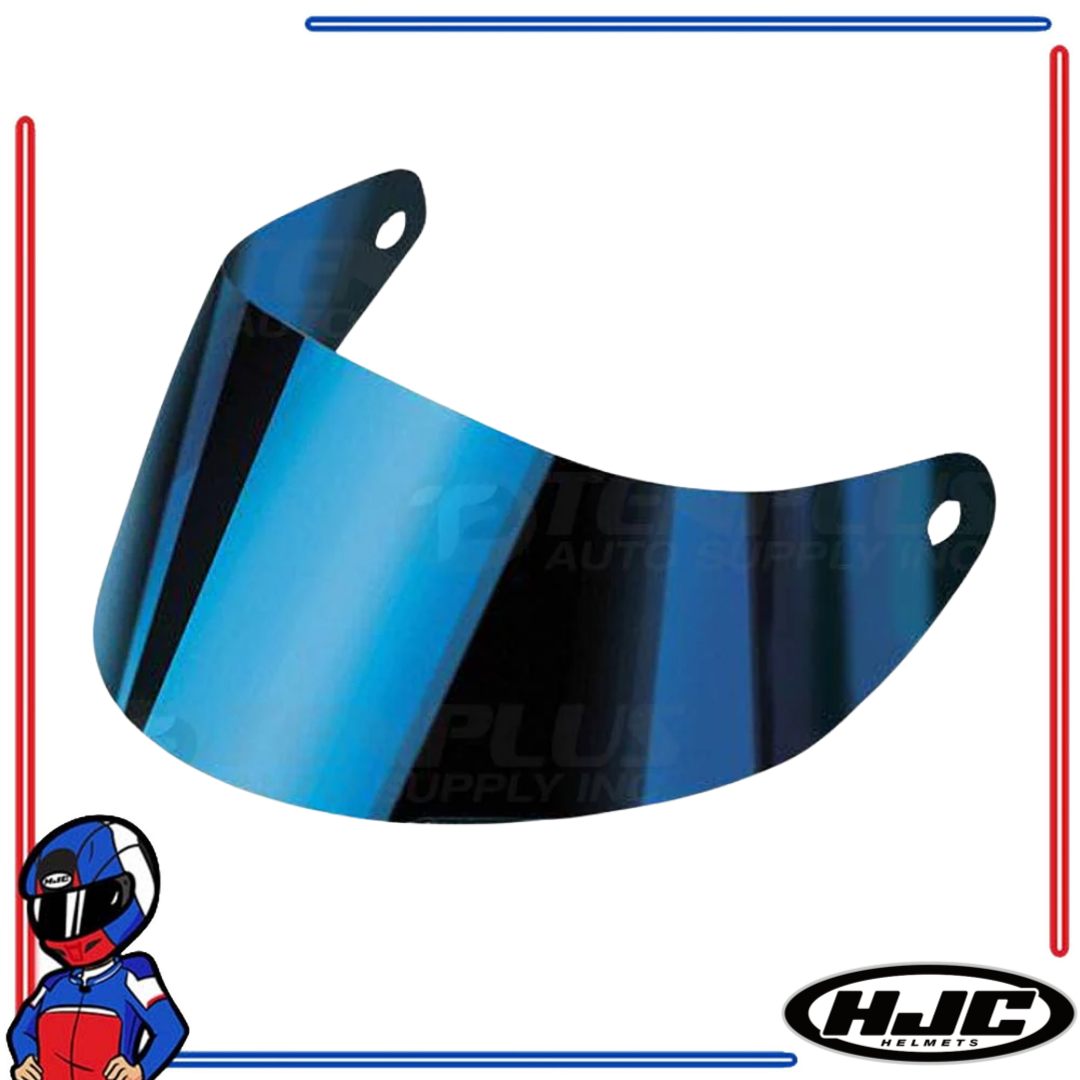 HJC Helmets Face Shield Lens for C80 Dark Smoke; Clear; Iridium Blue; Gold; Silver