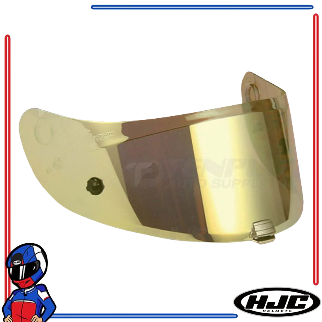 HJC Helmet Face Shield Lens for i70 i10 Clear; Dark Smoke; Smoke; Iridium Blue Gold Silver Fire Red