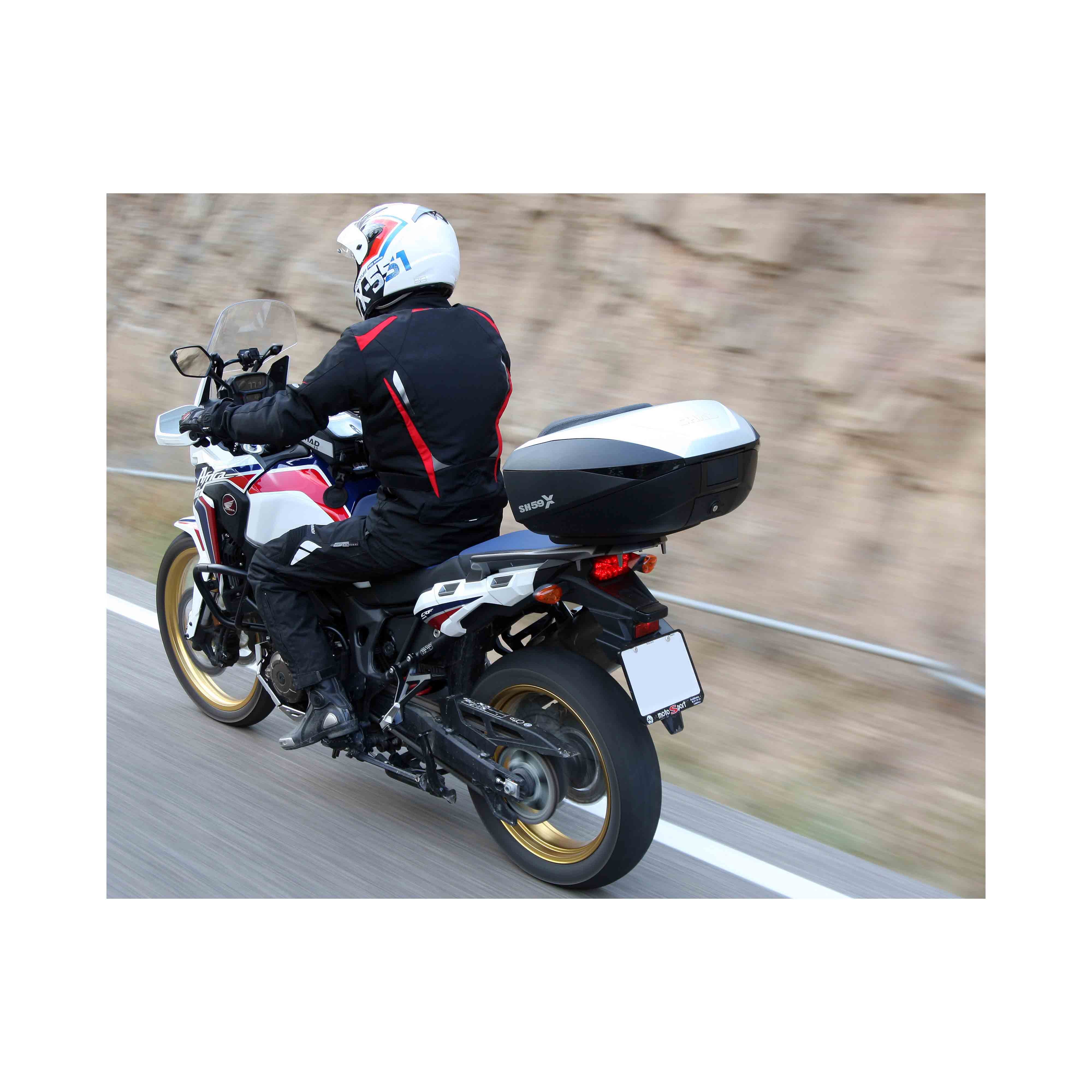 SHAD Motorcycle Box SH59X Black Aluminum