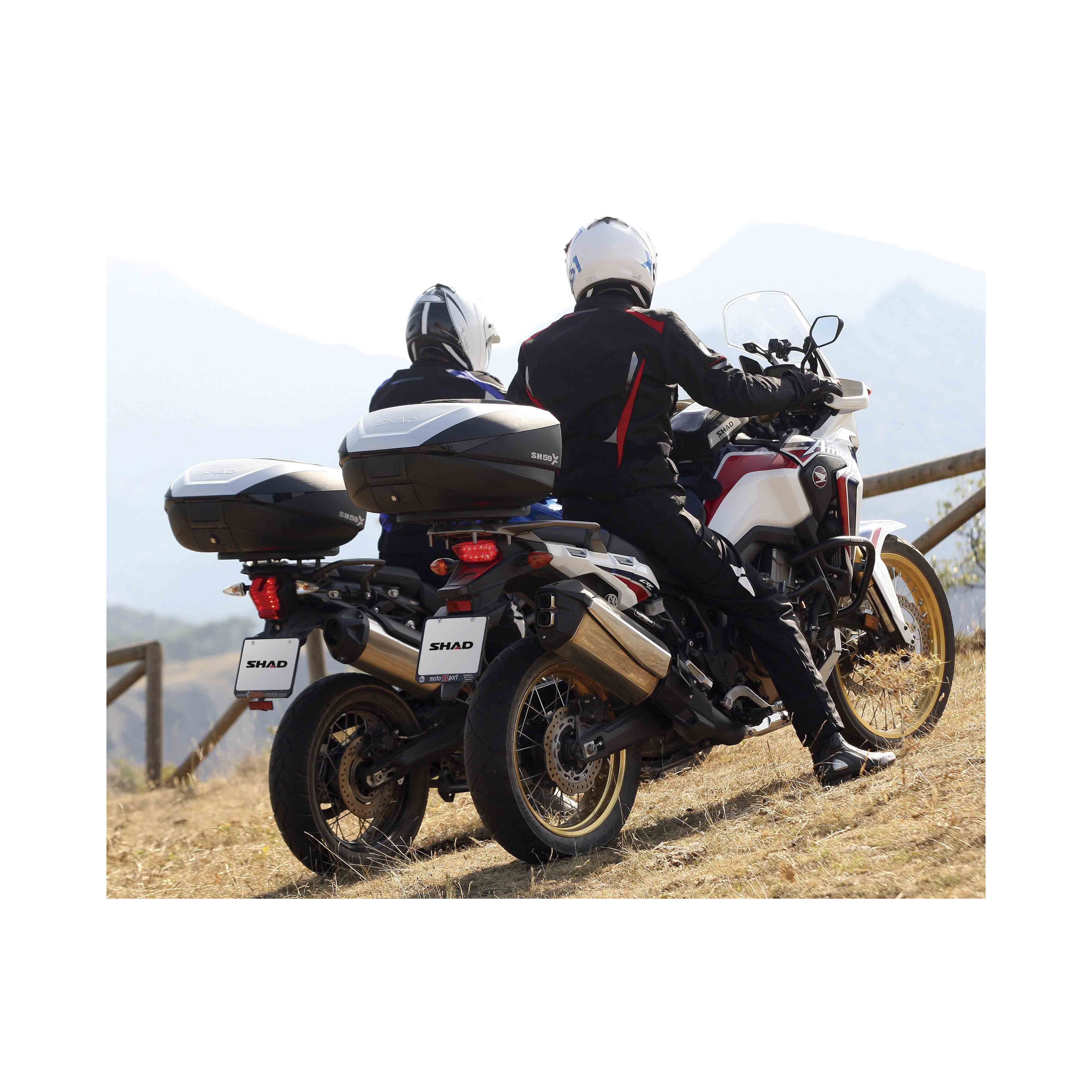 SHAD Motorcycle Box SH59X Black Aluminum