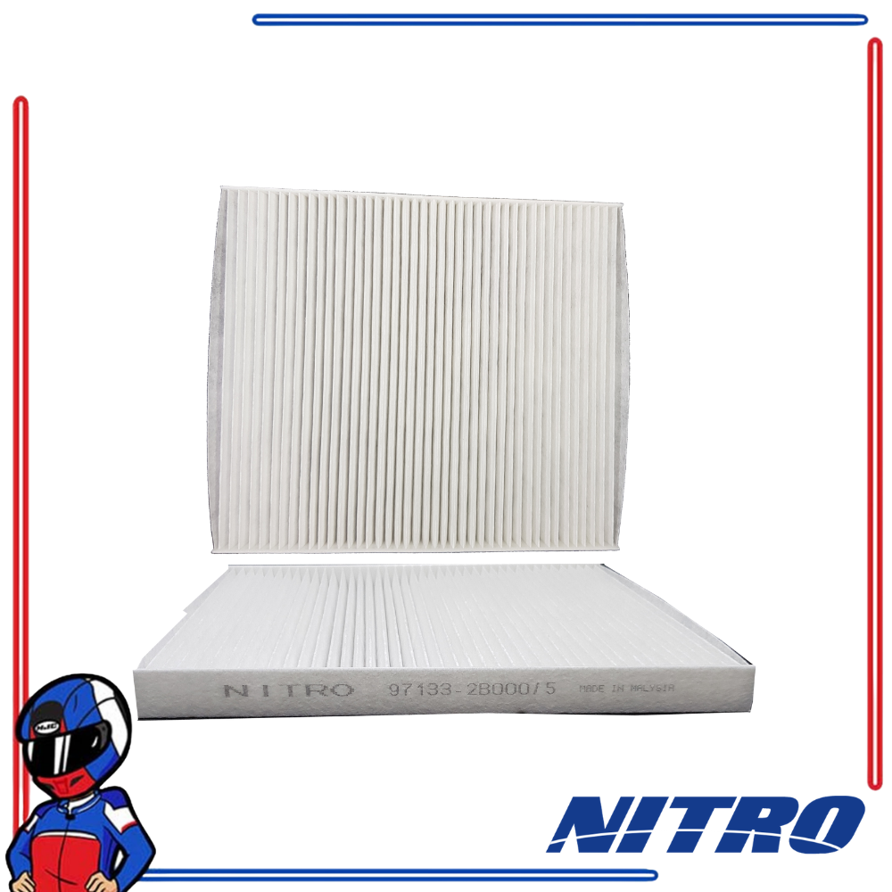 Nitro Cabin Filter Hyundai Santa Fe 2.0/2.2/2.5L 2005-2012; Kia Sorento 3.5 2010