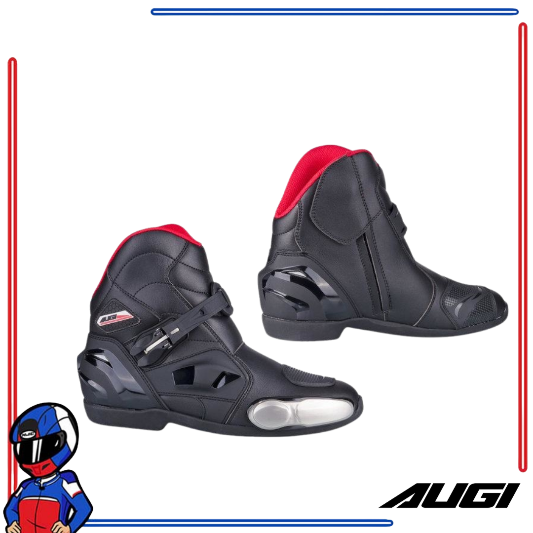 AUGI Racing Boots AR-2 Black, Red
