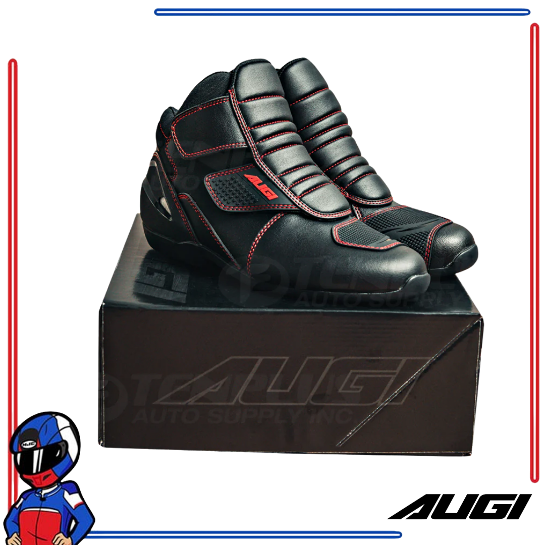 Augi Racing Boots AR-4 Black Red