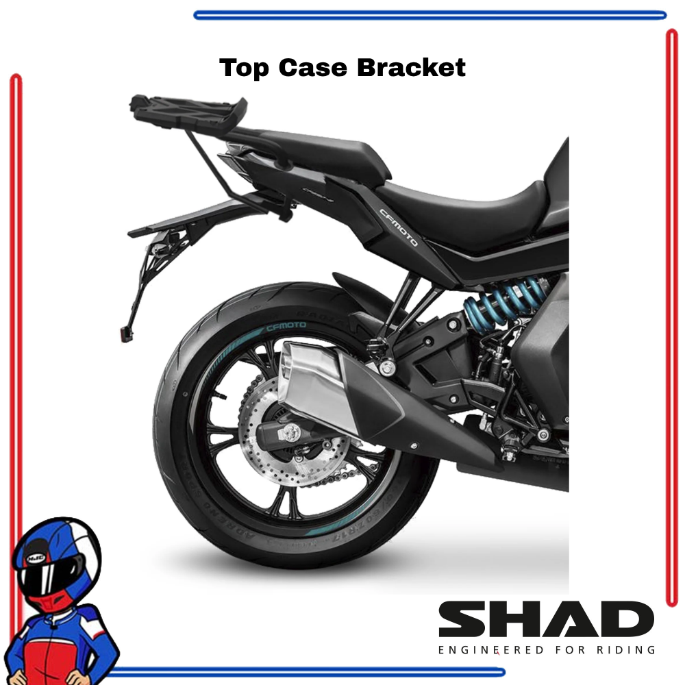 SHAD Top Box Bracket CF MOTO 400GT; 650GT 2019-2024