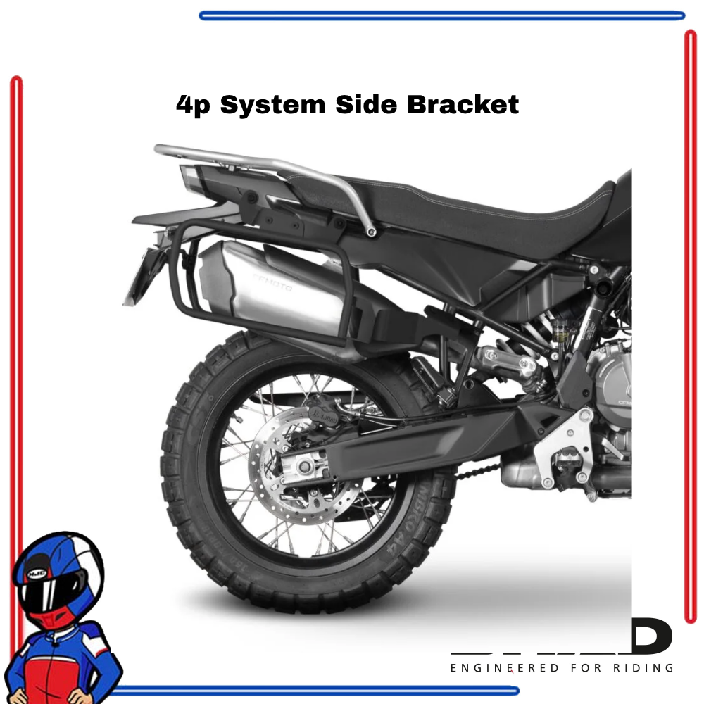 SHAD 4P System Side Bracket CF MOTO 800; 1000 MTX 2025-2026