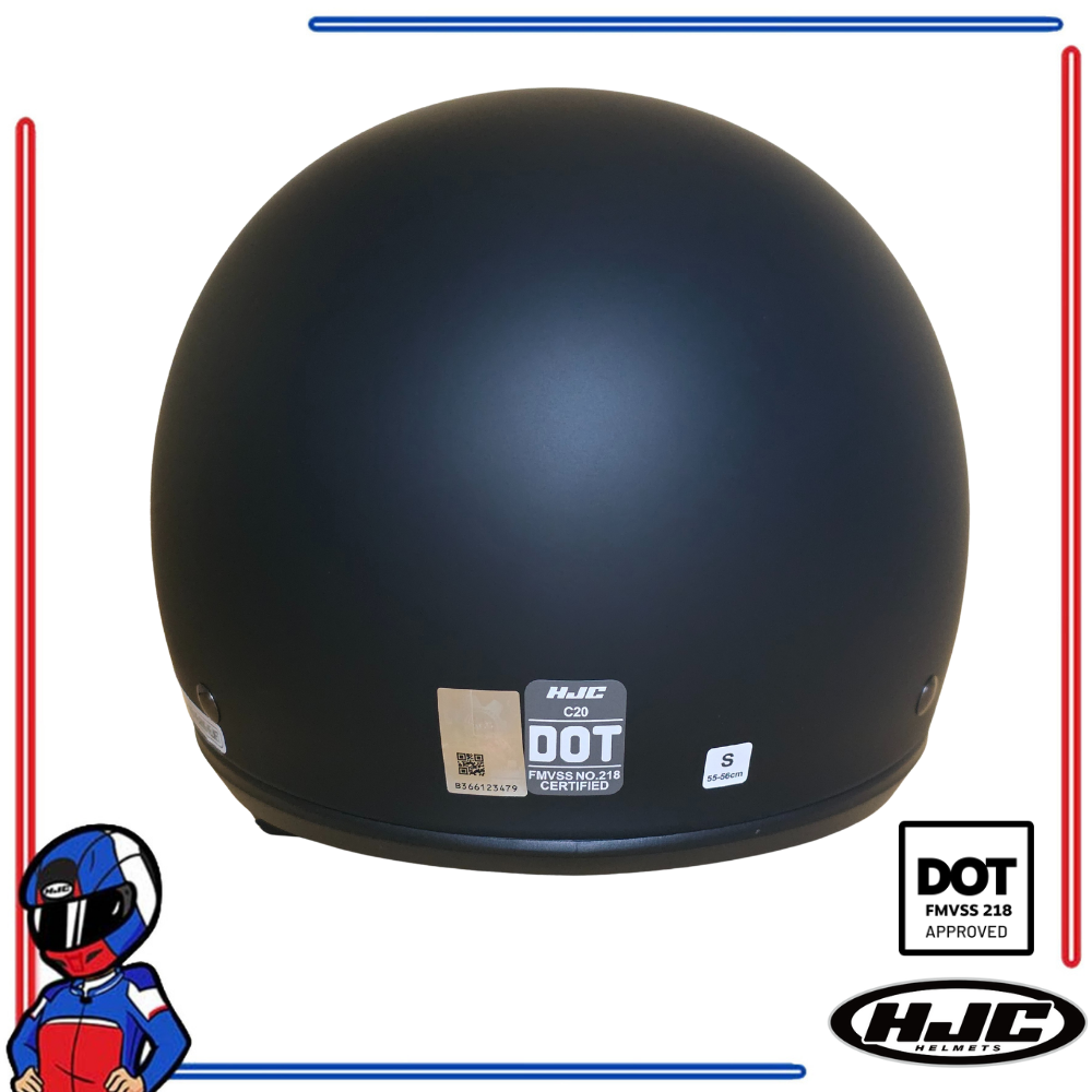 HJC Helmets C20 Semi Flat Black