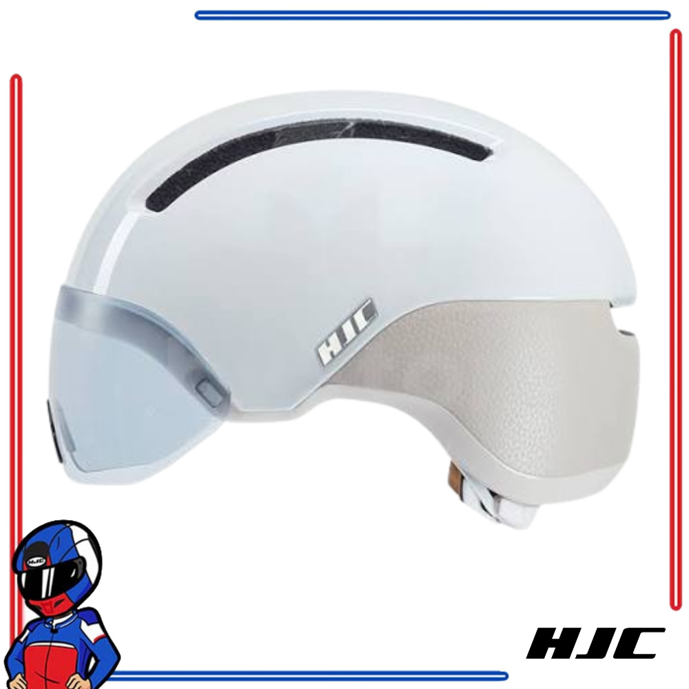 HJC Road Cycling Helmet Calido Plus Pearl White Grey