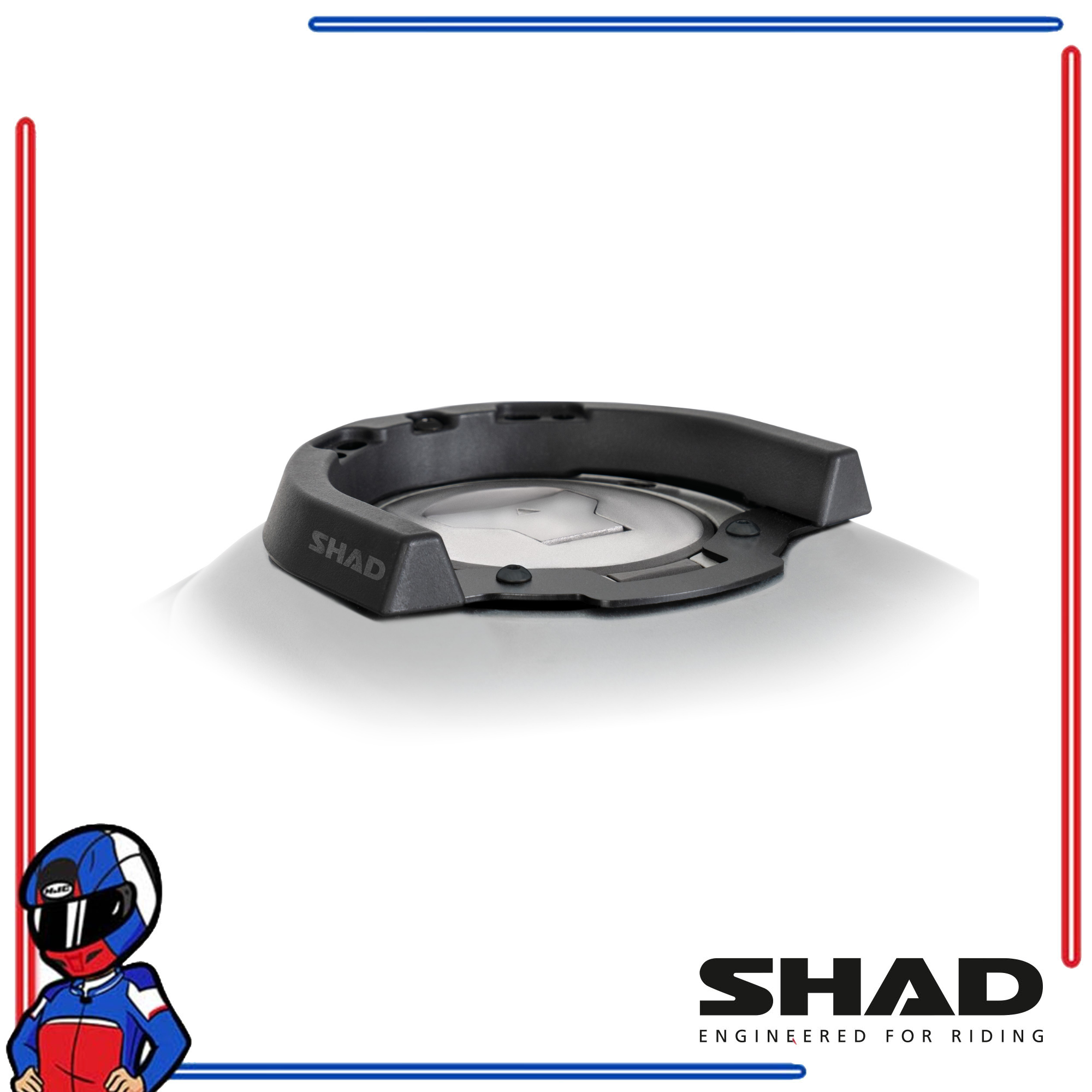 SHAD Click System Fitting Kit Triumph Trident 660; Tiger Sport; Triple 660; Aprilia; Benelli; Ducati; MV Agusta