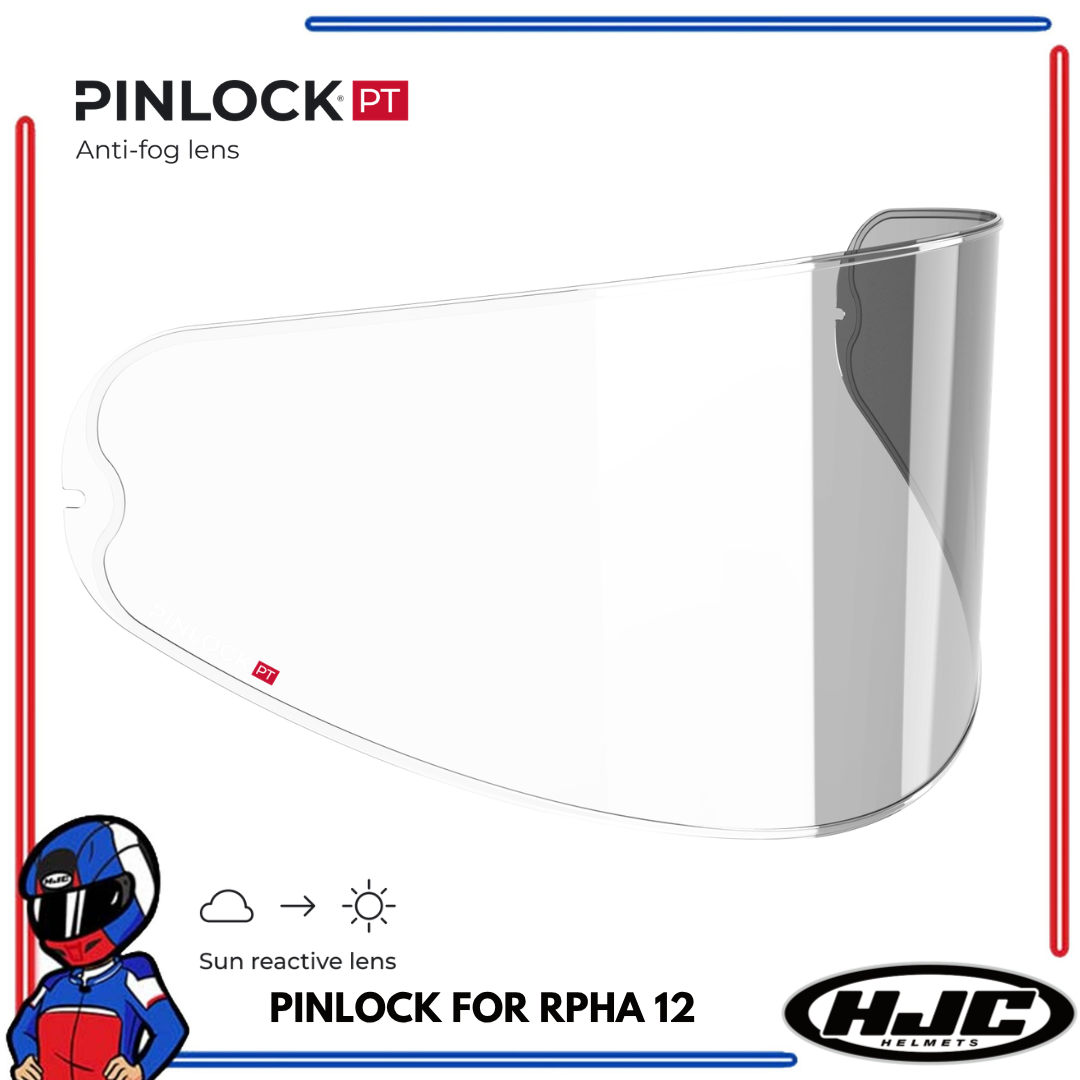 Pinlock Anti Fog Shield for RPHA 12 Clear; Dark Smoke