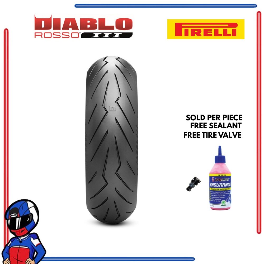Pirelli Tires Diablo Rosso III Size 17 Big Bike