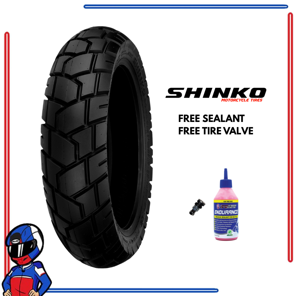 Shinko Motorcycle Tires E705II Dual Sport Scooter Size 13 14 17