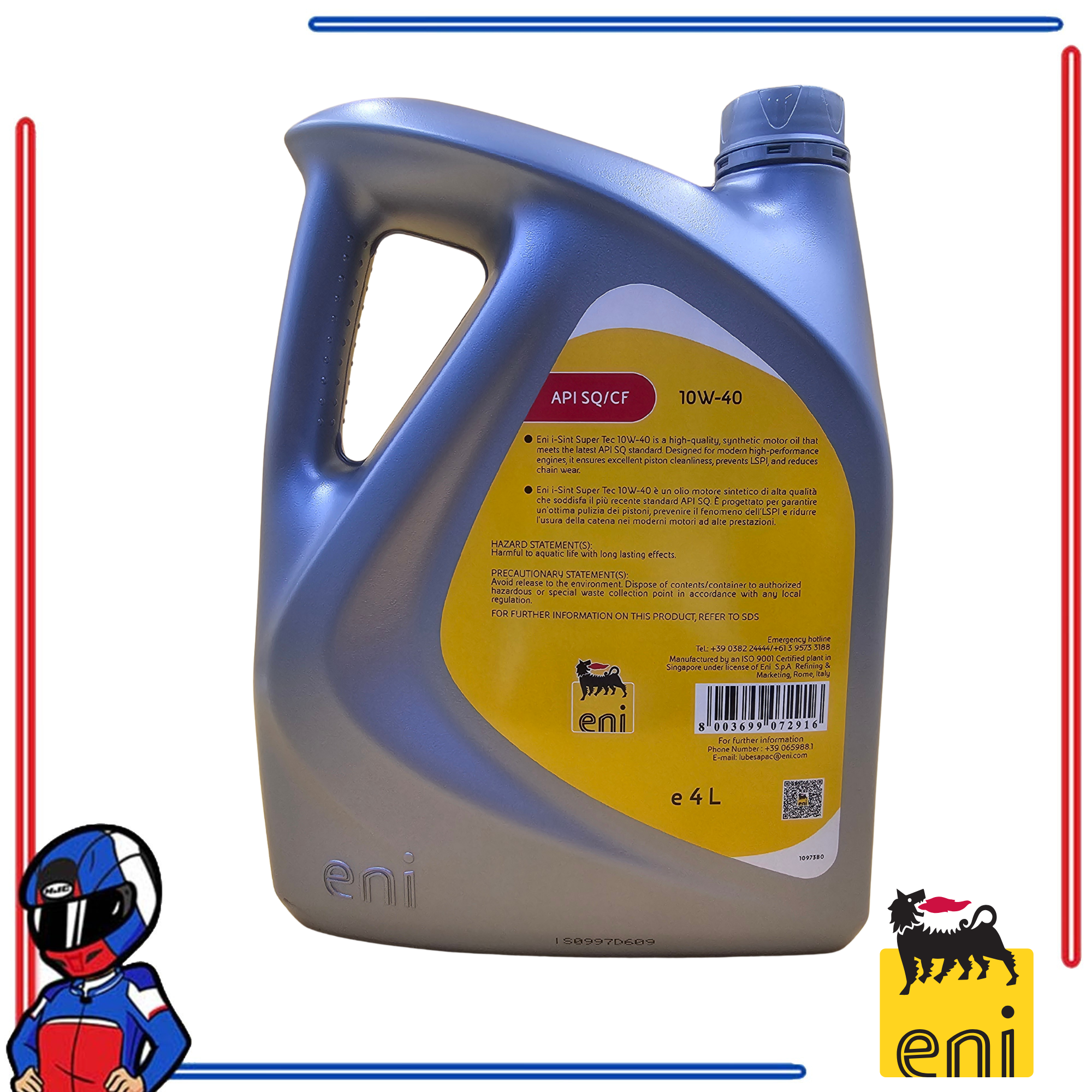 Eni i-Sint Super Tec 10W40 Synthetic 1L; 4L