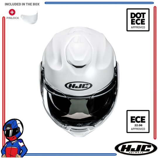 HJC Helmets F100 Pearl White