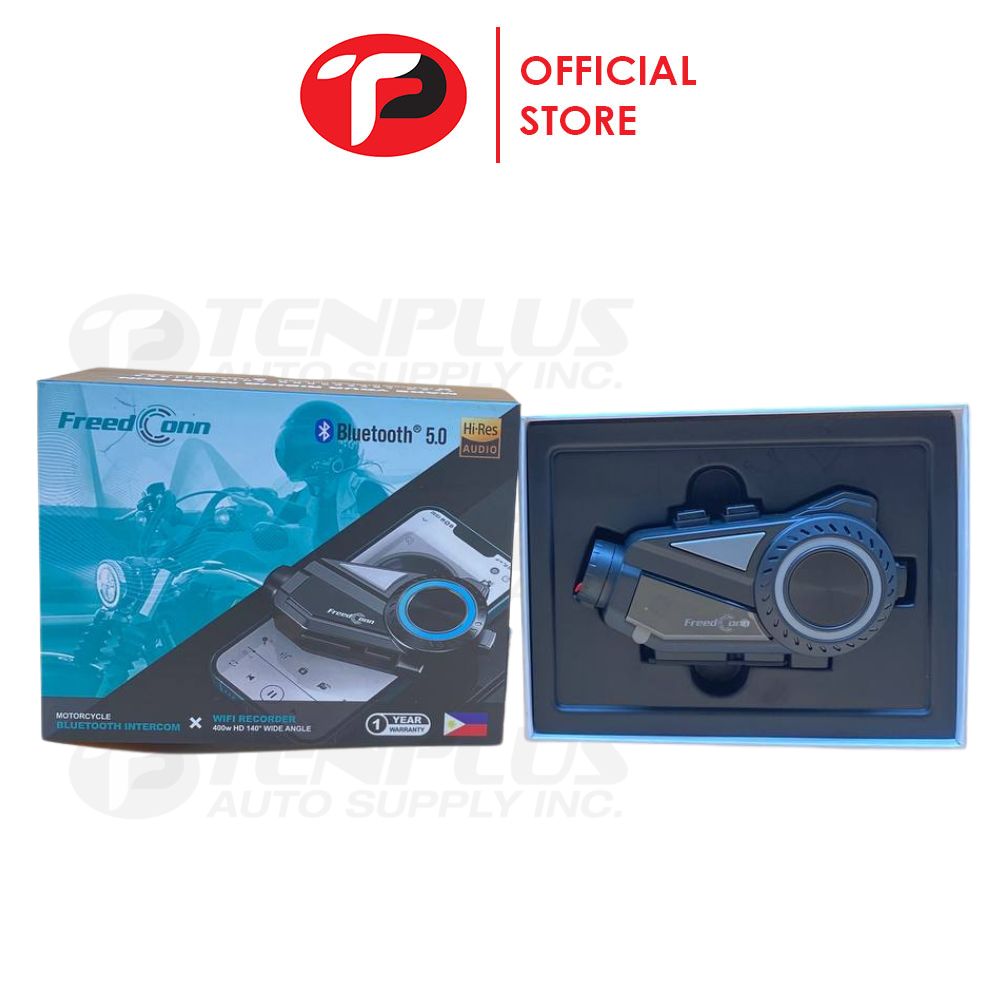 FreedConn R3 Bluetooth 5.0 Motorcycle Group Intercom HD 2K Video FM 6 Riders