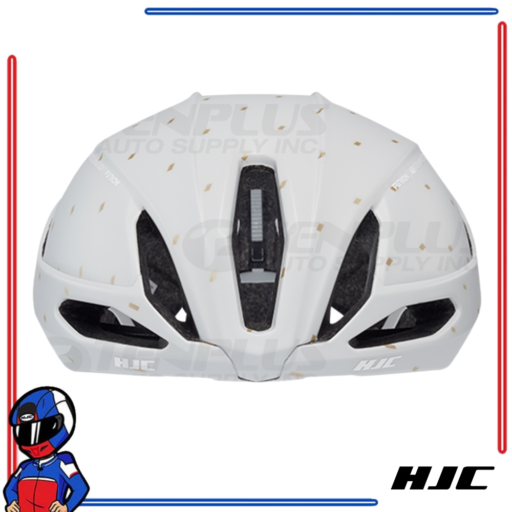 HJC Road Cycling Helmet FURION 2.0 Semi-Aero MT Off White Gold