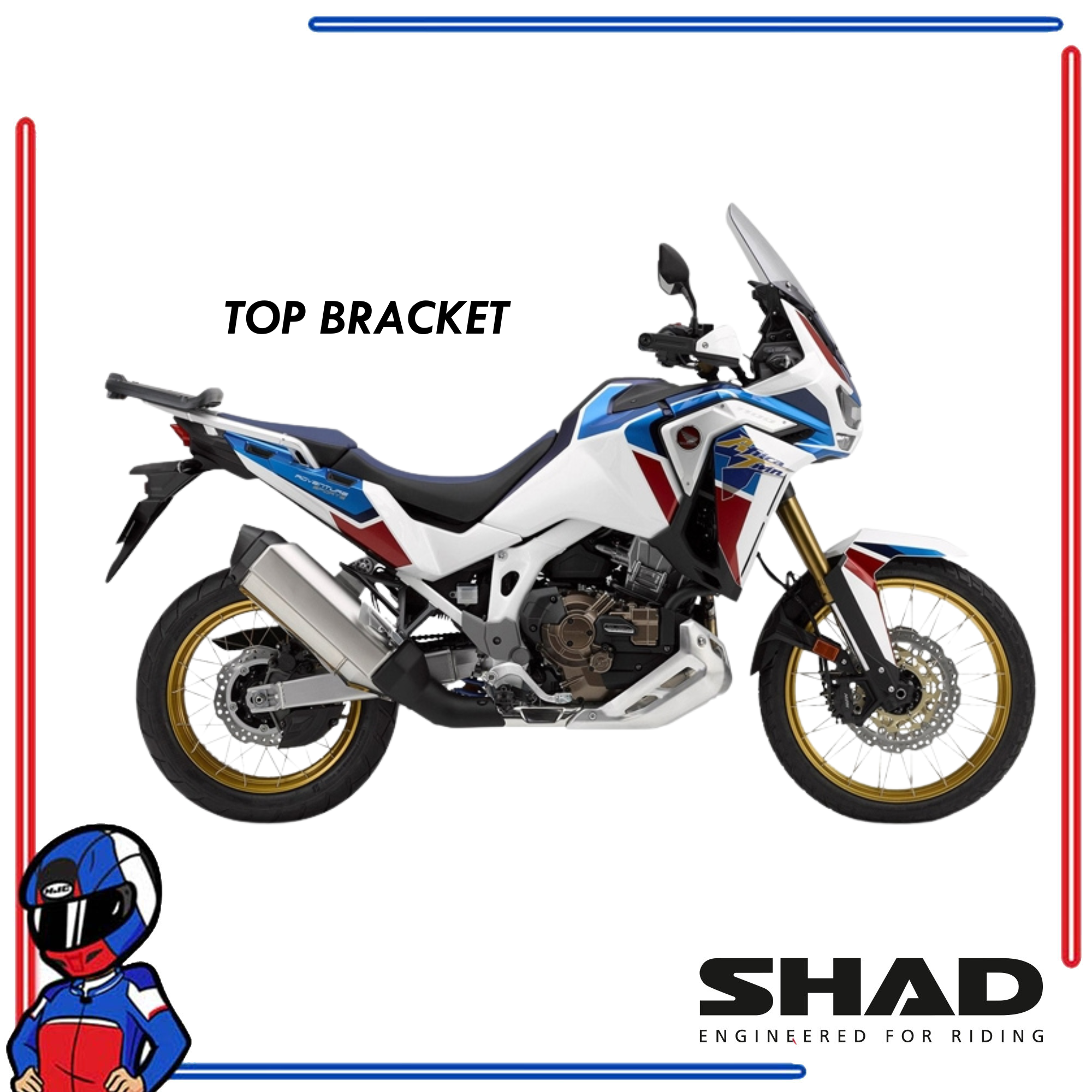 SHAD Motorcycle Bracket CRF1100L Adventure Sport 2022-2025