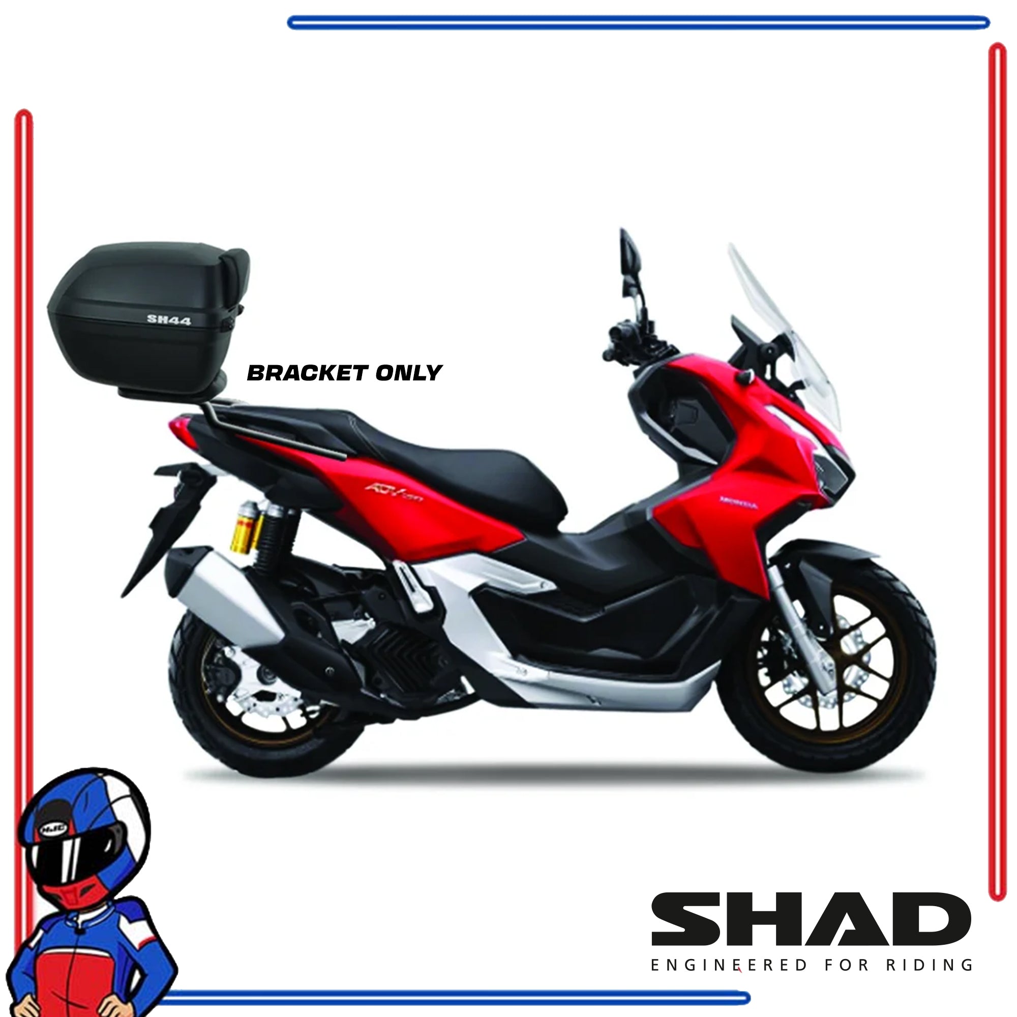 SHAD Motorcycle Bracket Honda ADV 160 2022-2025